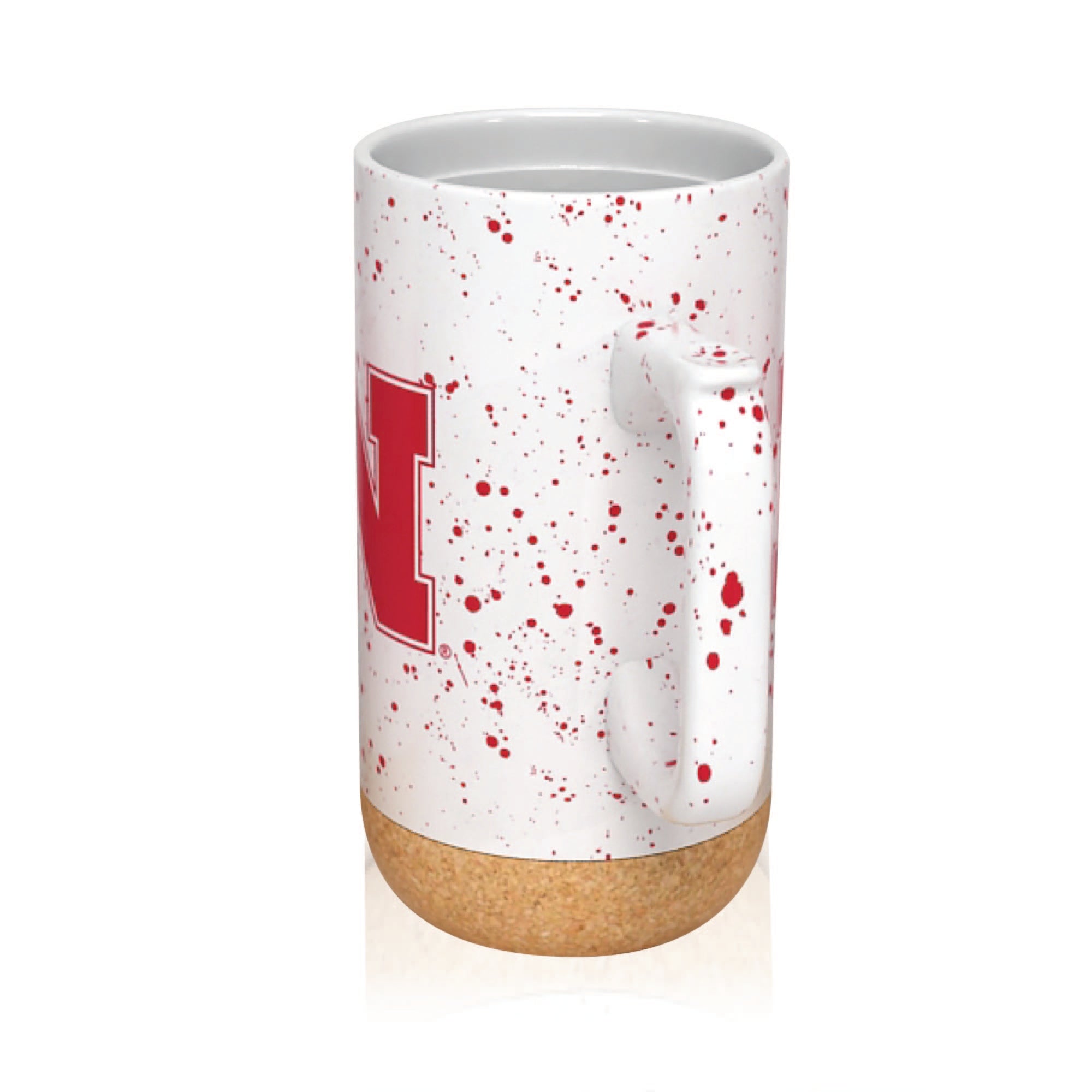 Nebraska Cornhuskers 18oz Speckle Cork Mug