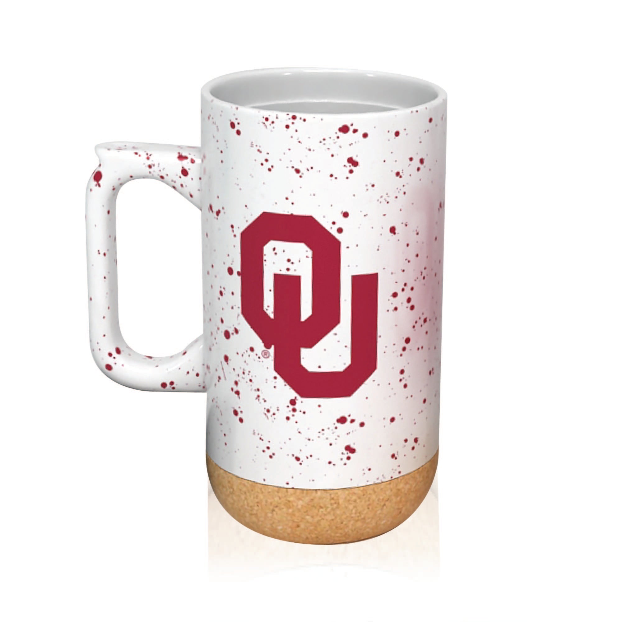 Oklahoma Sooners 18oz Speckle Cork Mug