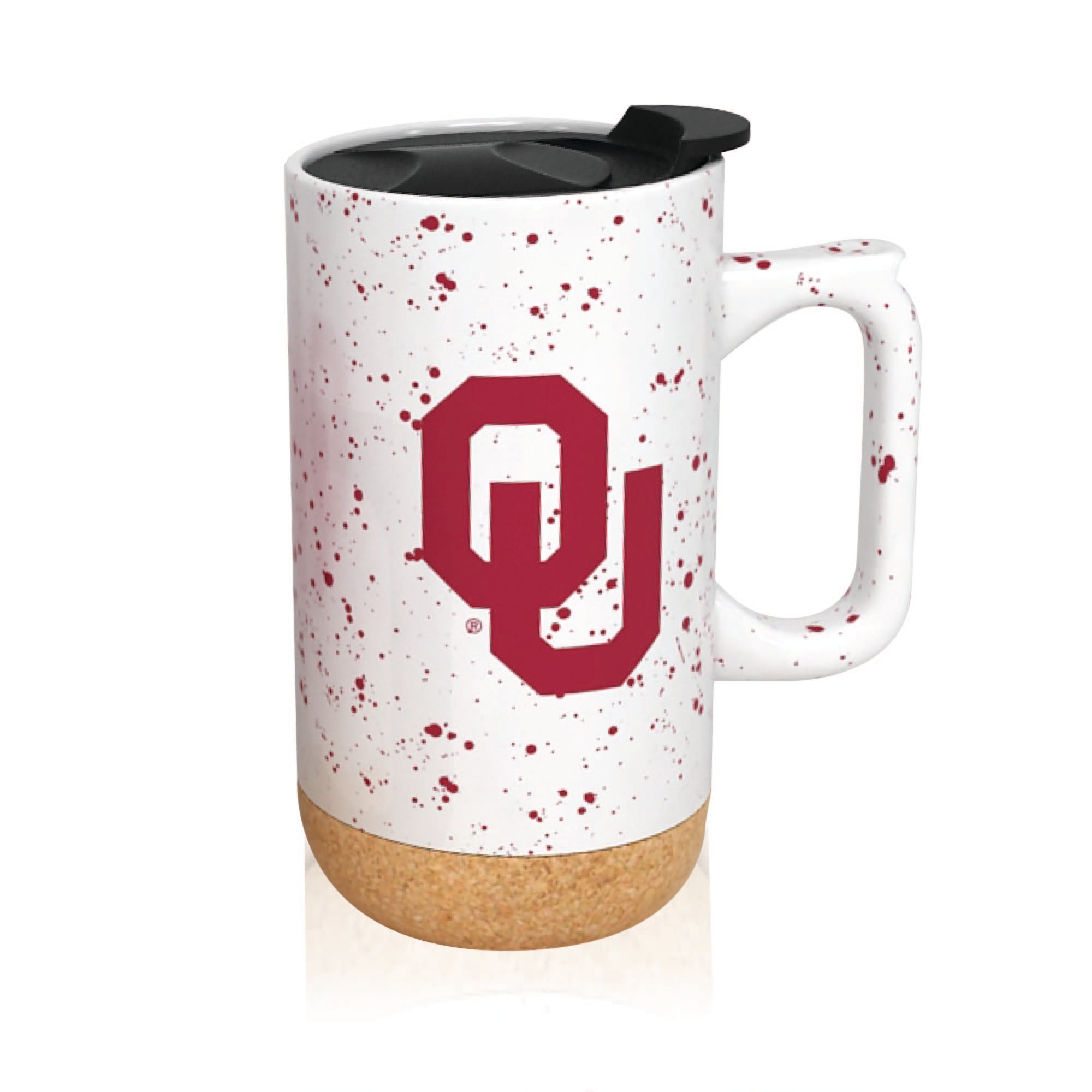 Oklahoma Sooners 18oz Speckle Cork Mug