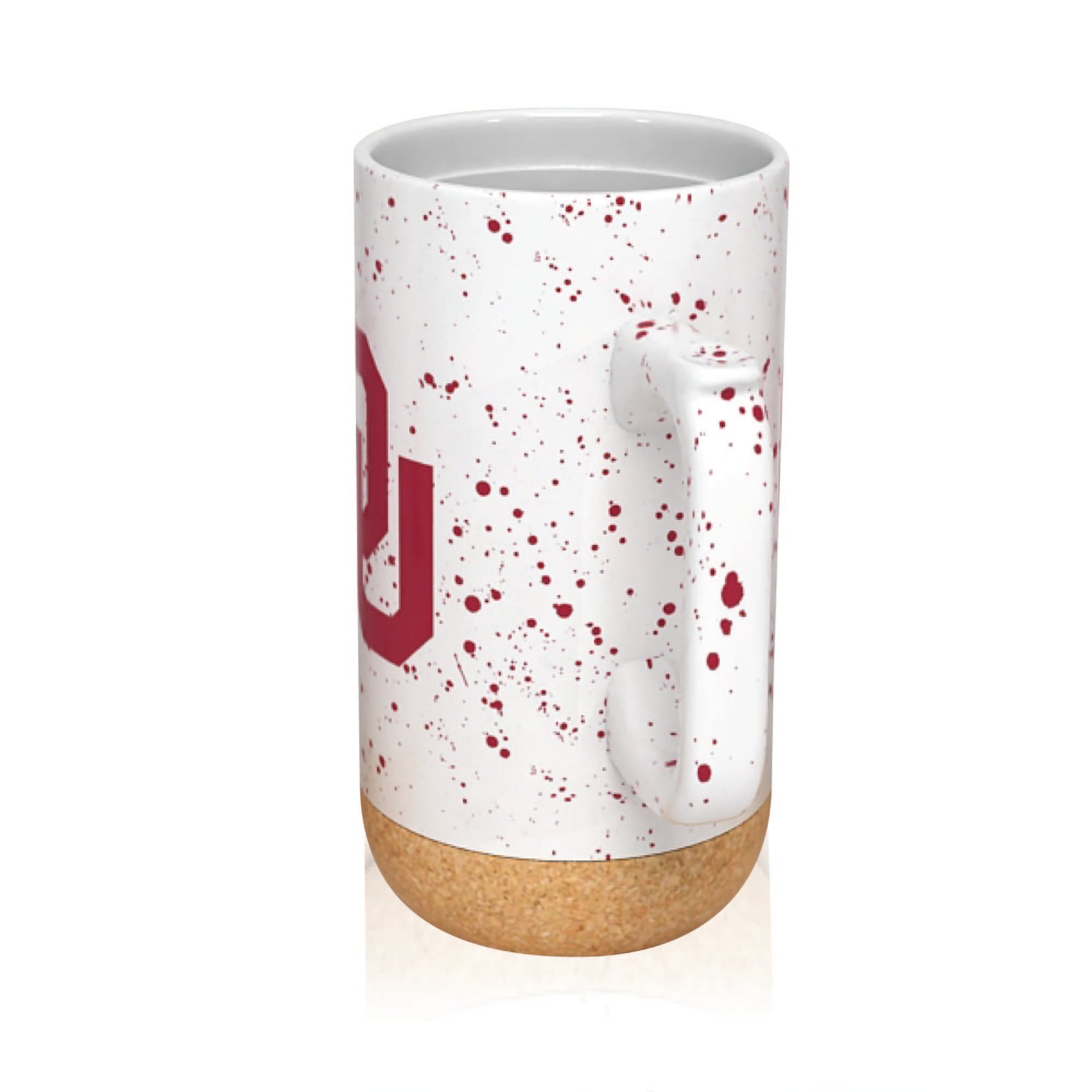 Oklahoma Sooners 18oz Speckle Cork Mug