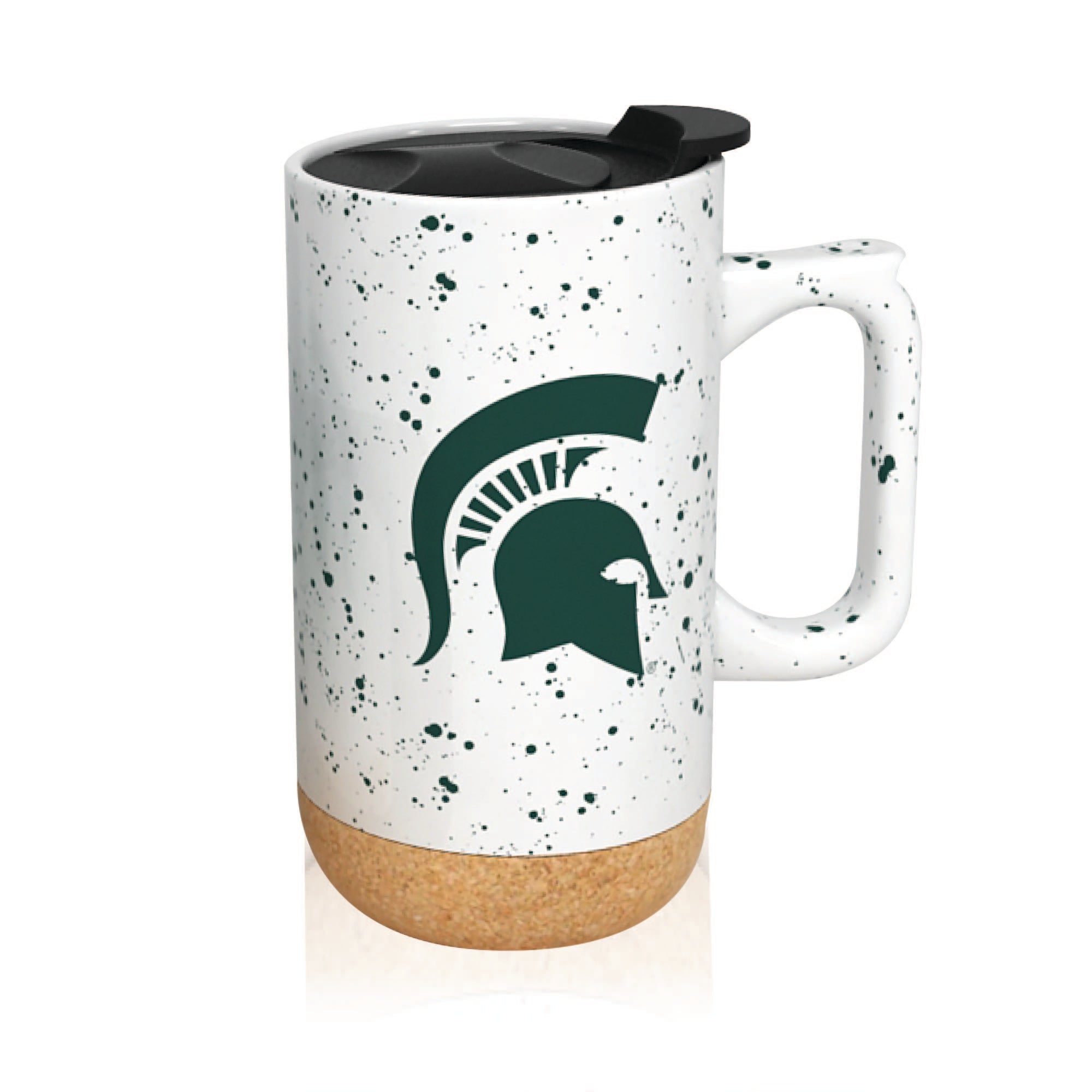 Michigan State Spartans 18oz Speckle Cork Mug