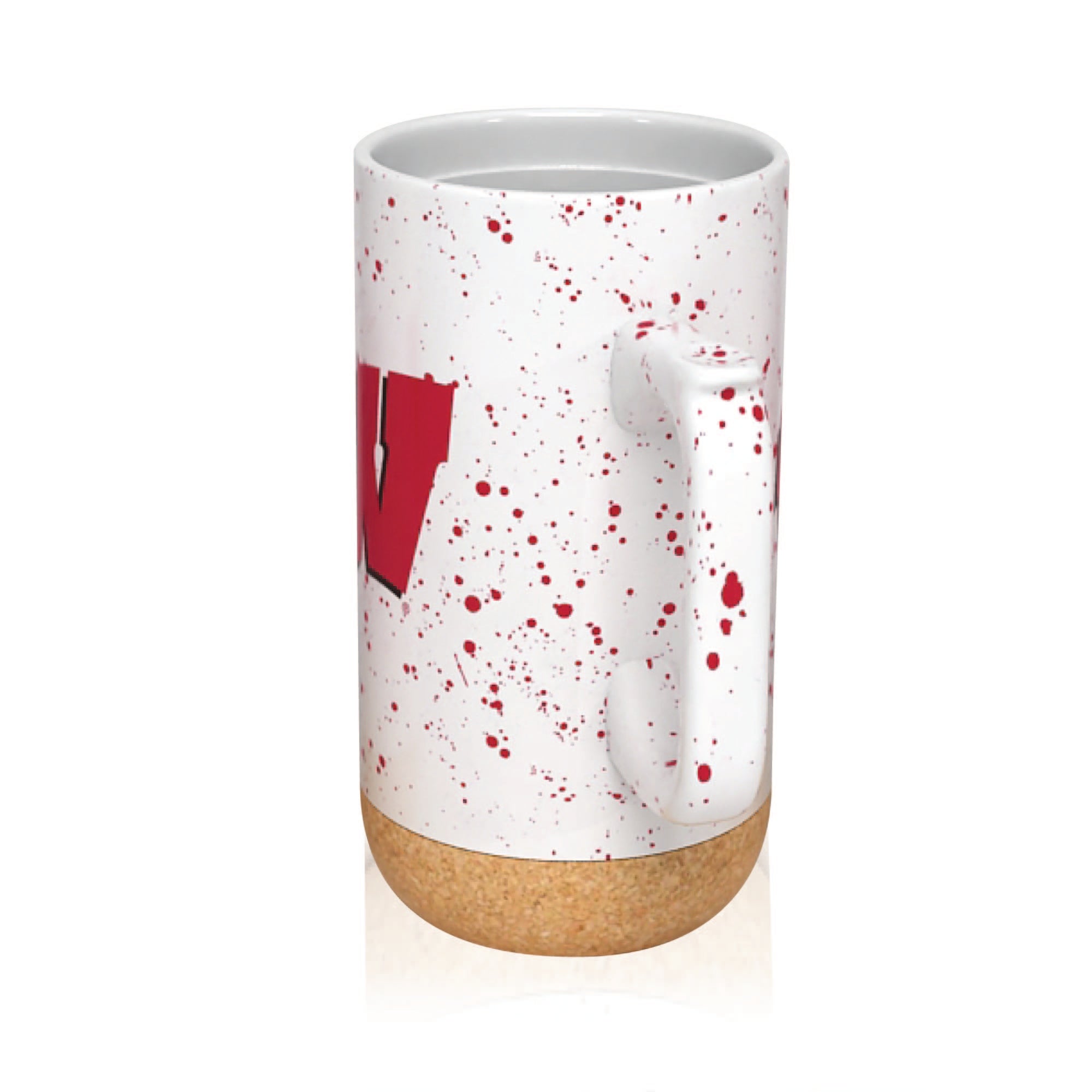 Wisconsin Badgers 18oz Speckle Cork Mug