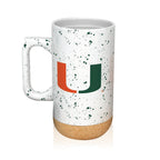 Miami Hurricanes 18oz Speckle Cork Mug