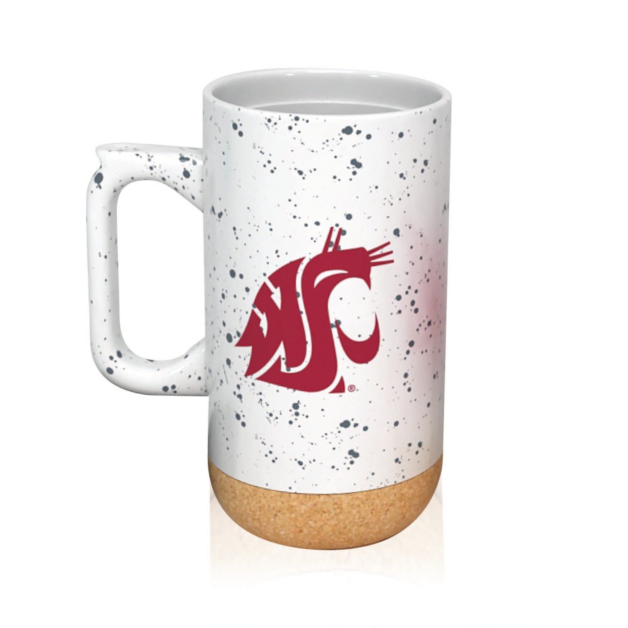 Washington State Cougars 18oz Speckle Cork Mug