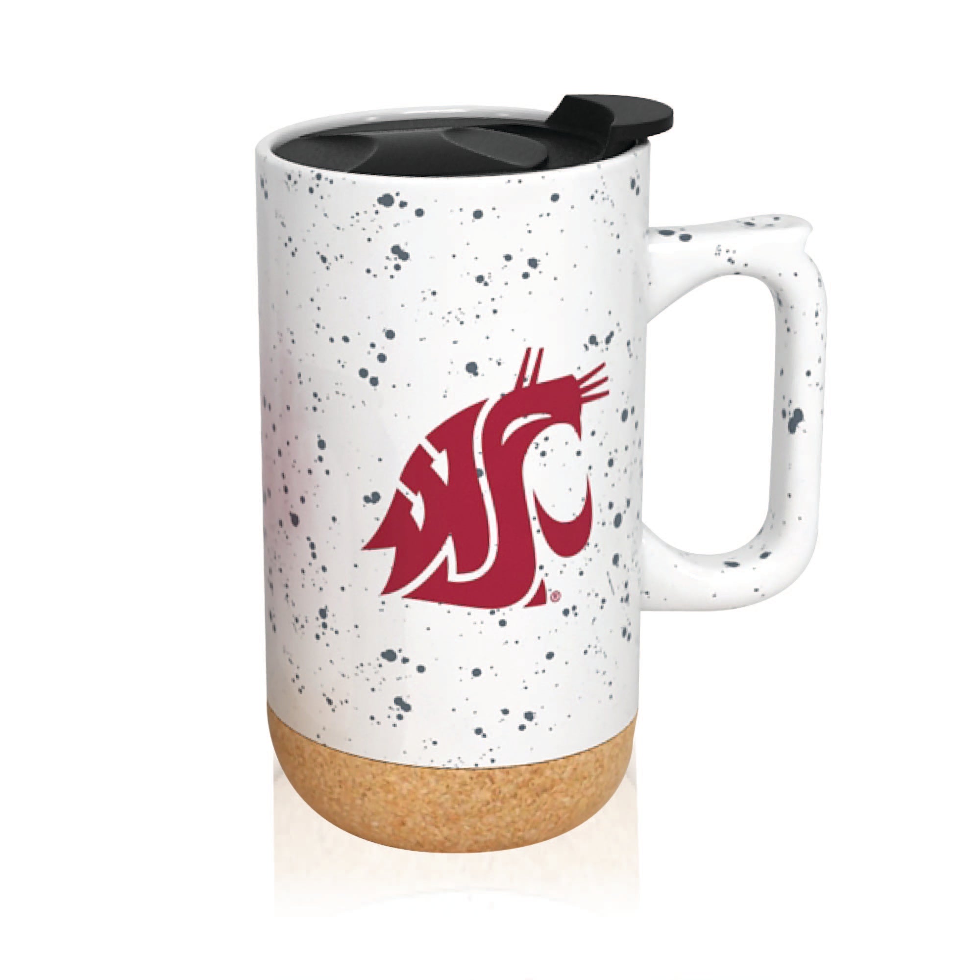 Washington State Cougars 18oz Speckle Cork Mug