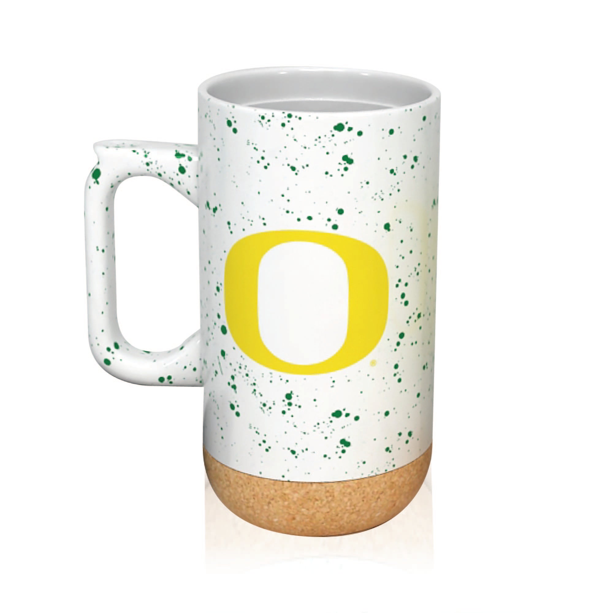 Oregon Ducks 18oz Speckle Cork Mug