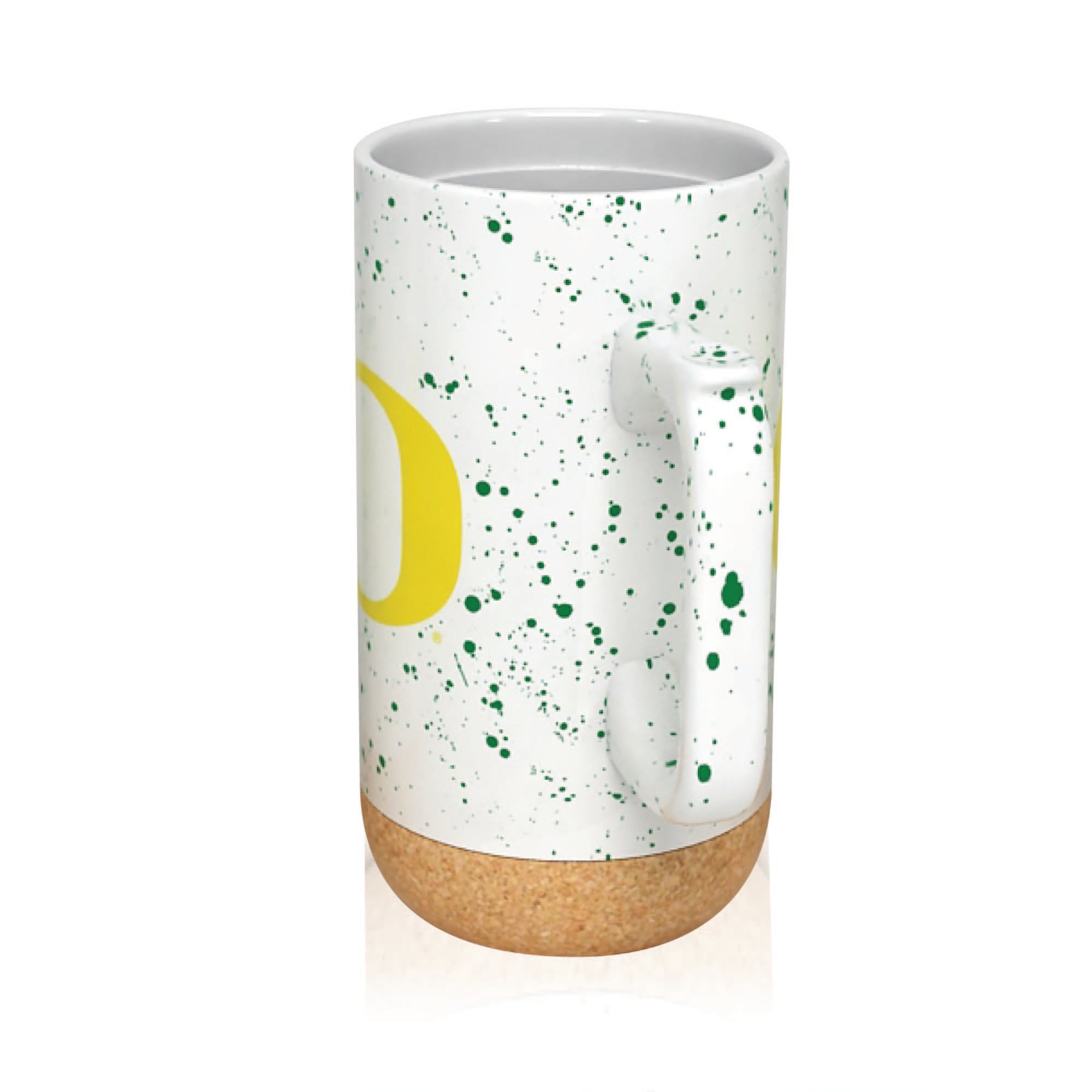 Oregon Ducks 18oz Speckle Cork Mug
