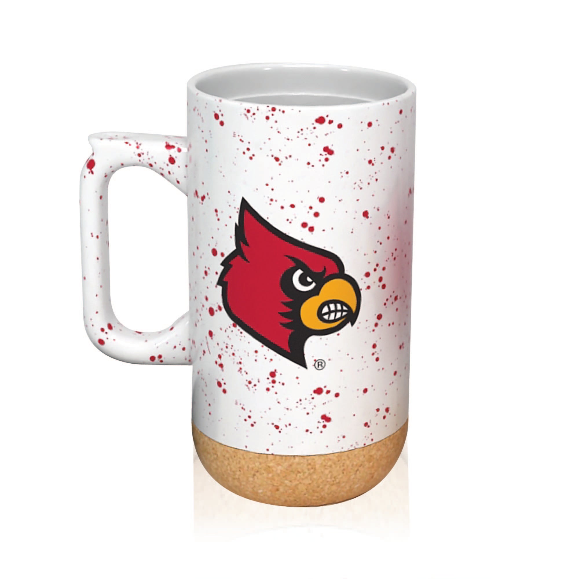 Louisville Cardinals 18oz Speckle Cork Mug