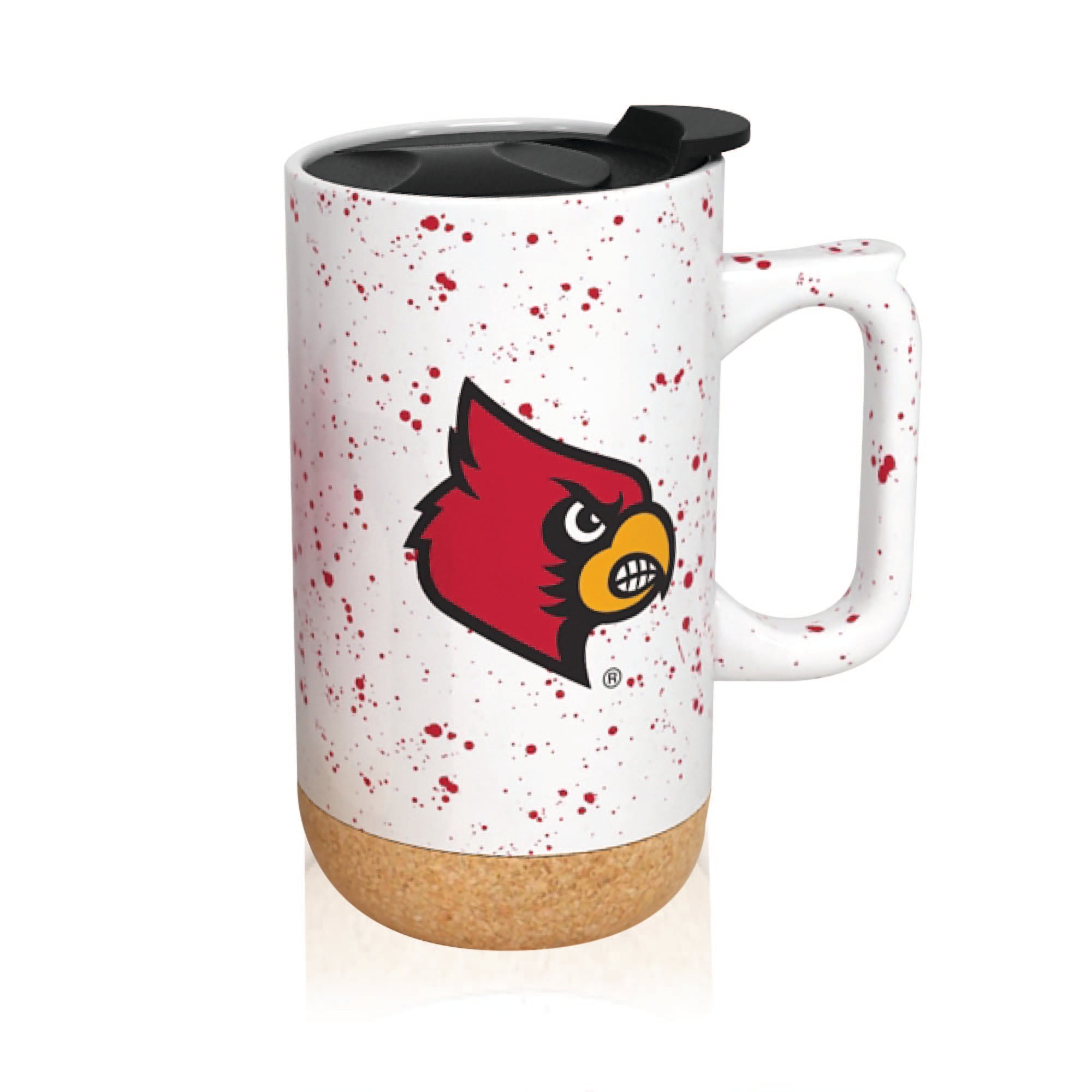 Louisville Cardinals 18oz Speckle Cork Mug