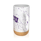 TCU Horned Frogs 18oz Speckle Cork Mug
