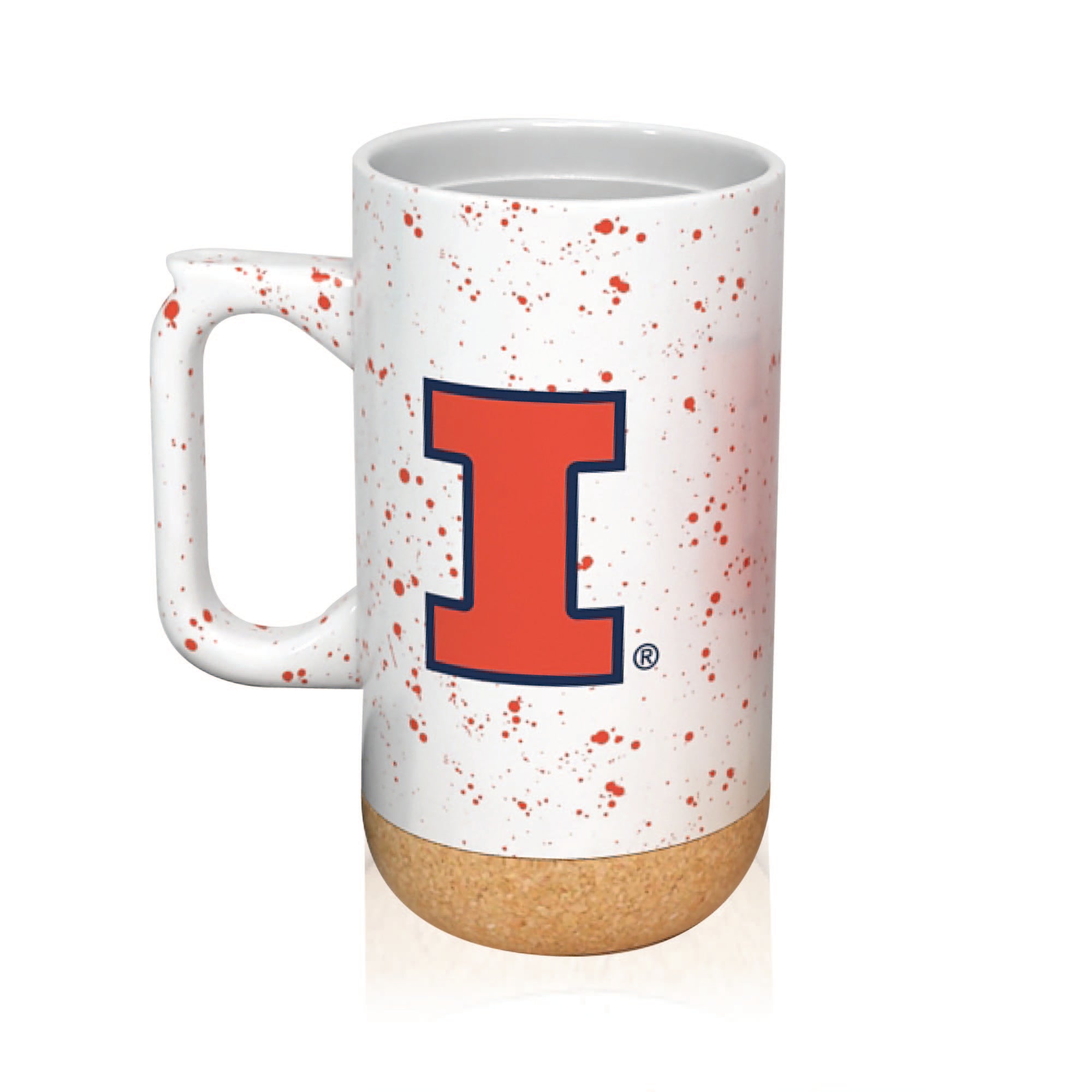 Illinois Fighting Illini 18oz Speckle Cork Mug