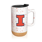 Illinois Fighting Illini 18oz Speckle Cork Mug