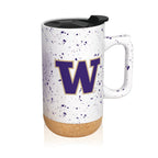 Washington Huskies 18oz Speckle Cork Mug