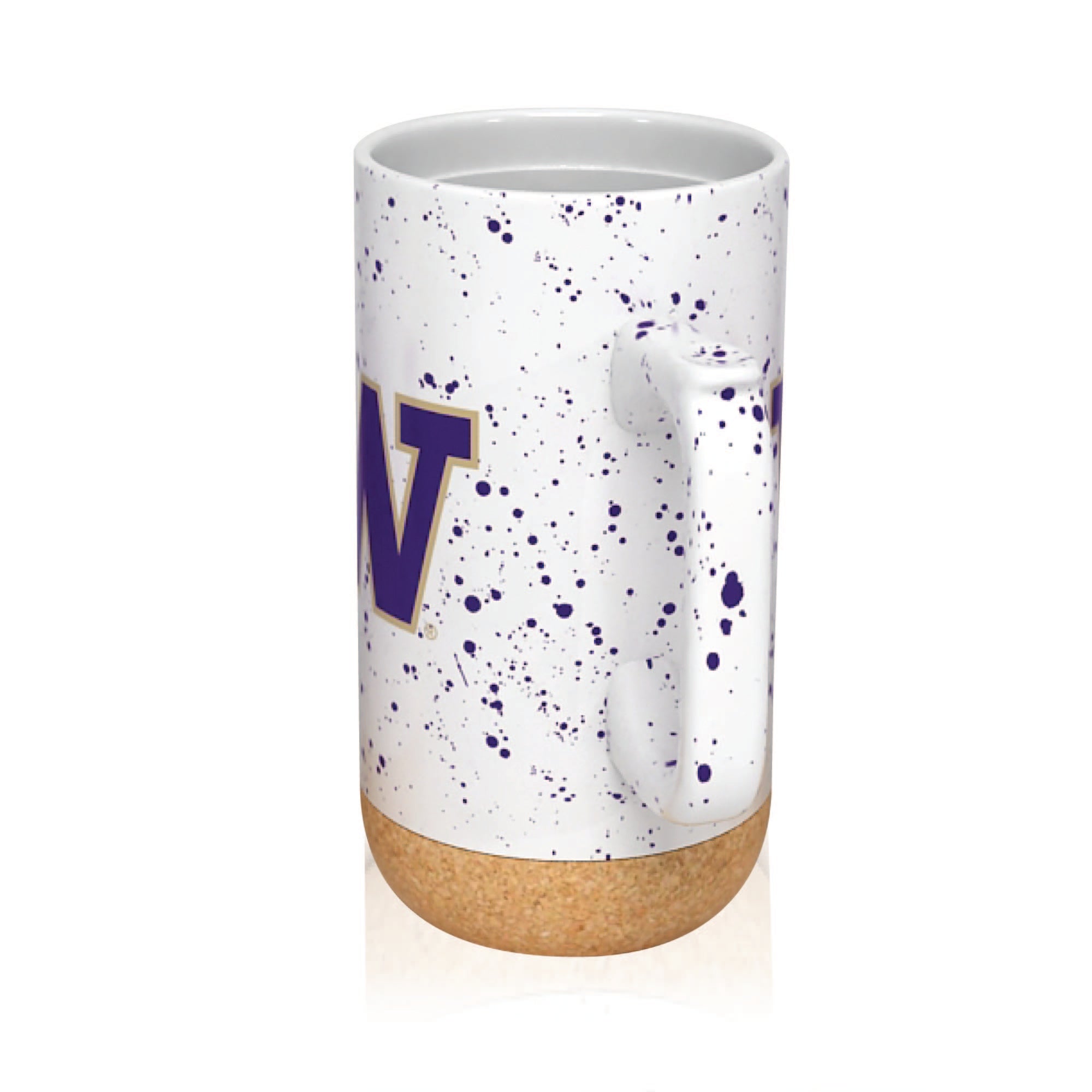 Washington Huskies 18oz Speckle Cork Mug
