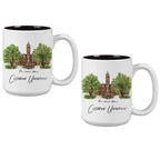 15oz Clemson Tigers Laura Wilcox University Collection 2-Pack Mug Set
