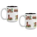 15oz Florida Gators Laura Wilcox University Collection 2-Pack Mug Set
