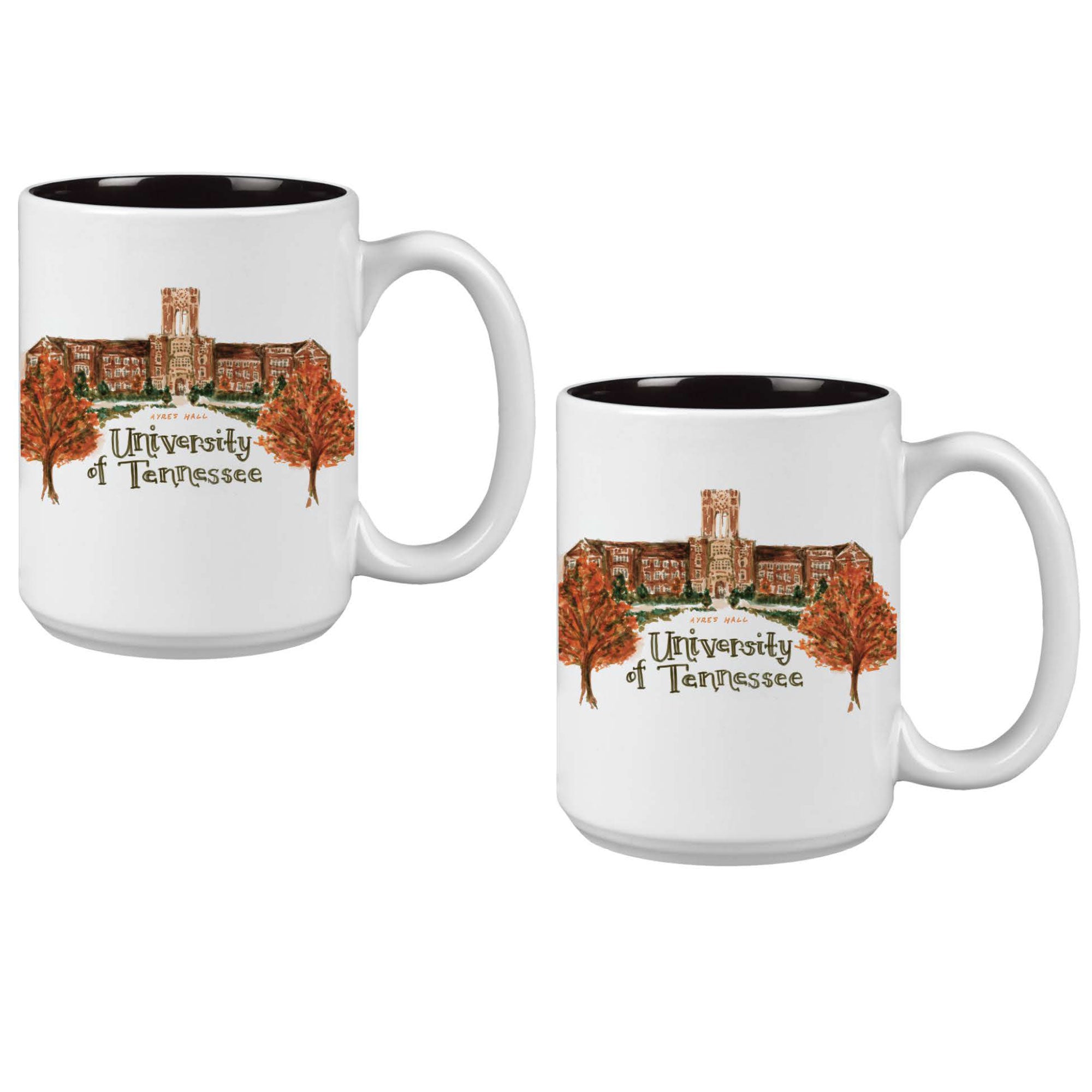 15oz Tennessee Volunteers Laura Wilcox University Collection 2-Pack Mug Set