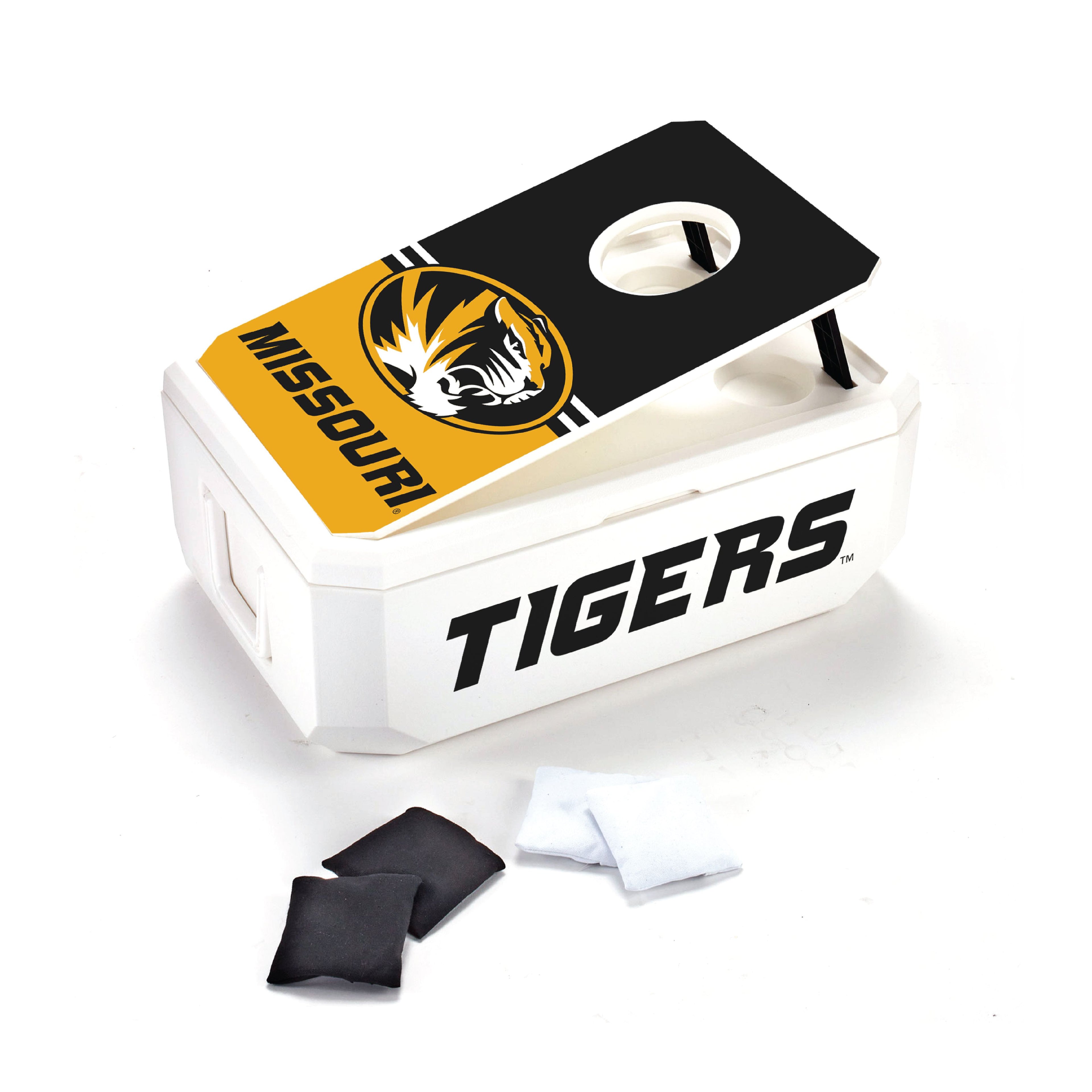 37QT Missouri Tigers Cornhole Cooler