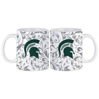 Set of 2 Michigan State Spartans Floral 11oz Mugs