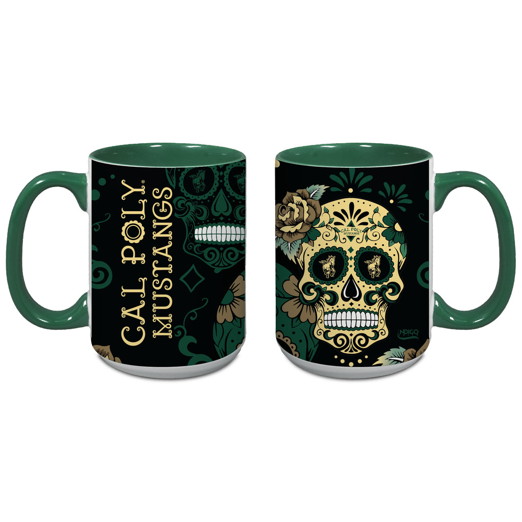 Cal Poly Mustangs 15oz Dia de los Muertos Java Mug