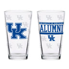 Set of 2 Kentucky Wildcats 16oz Alumni Pints