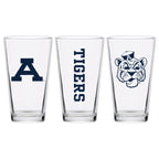 Set of 2 Auburn Tigers College Vault Sketch 16oz Pints