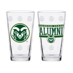 Set of 2 Colorado State Rams 16oz Alumni Pints