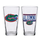 Set of 2 Florida Gators 16oz Alumni Pints