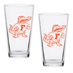 Set of 2 Florida Gators College Vault Sketch 16oz Pints