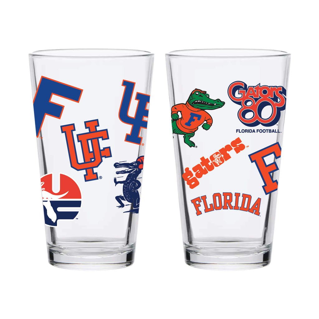 16oz Florida Gators College Vault Medley Pint 2 Pack