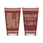 Florida State Seminoles 16oz OHT Flag pint glass