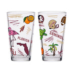Set of 2 Florida State Seminoles Local 16oz Pints