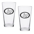 Set of 2 Indiana Hoosiers College Vault Sketch 16oz Pints