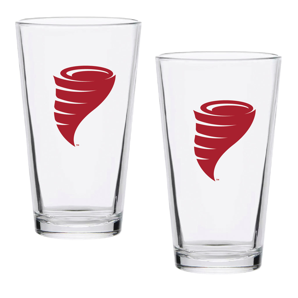 Set of 2 Iowa State Cyclones College Vault Sketch 16oz Pints