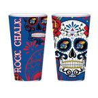 Set of 2 Kansas Dia de los Muertos Pint Glasses