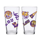 16oz LSU Tigers College Vault Medley Pint 2 Pack