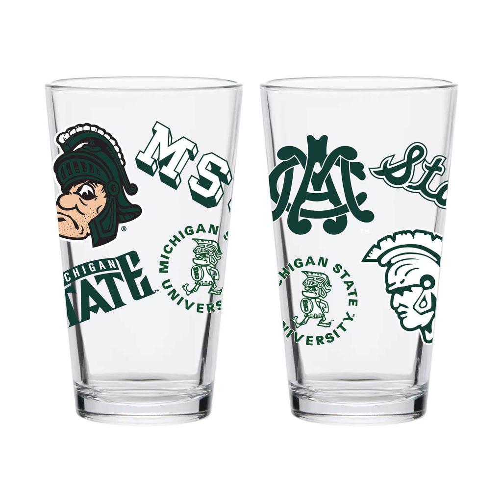 Michigan State Spartans College Vault Medley Pint 2 Pack