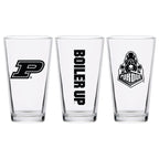 Set of 2 Purdue Boilermakers College Vault Sketch 16oz Pints