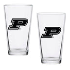 Set of 2 Purdue Boilermakers College Vault Sketch 16oz Pints