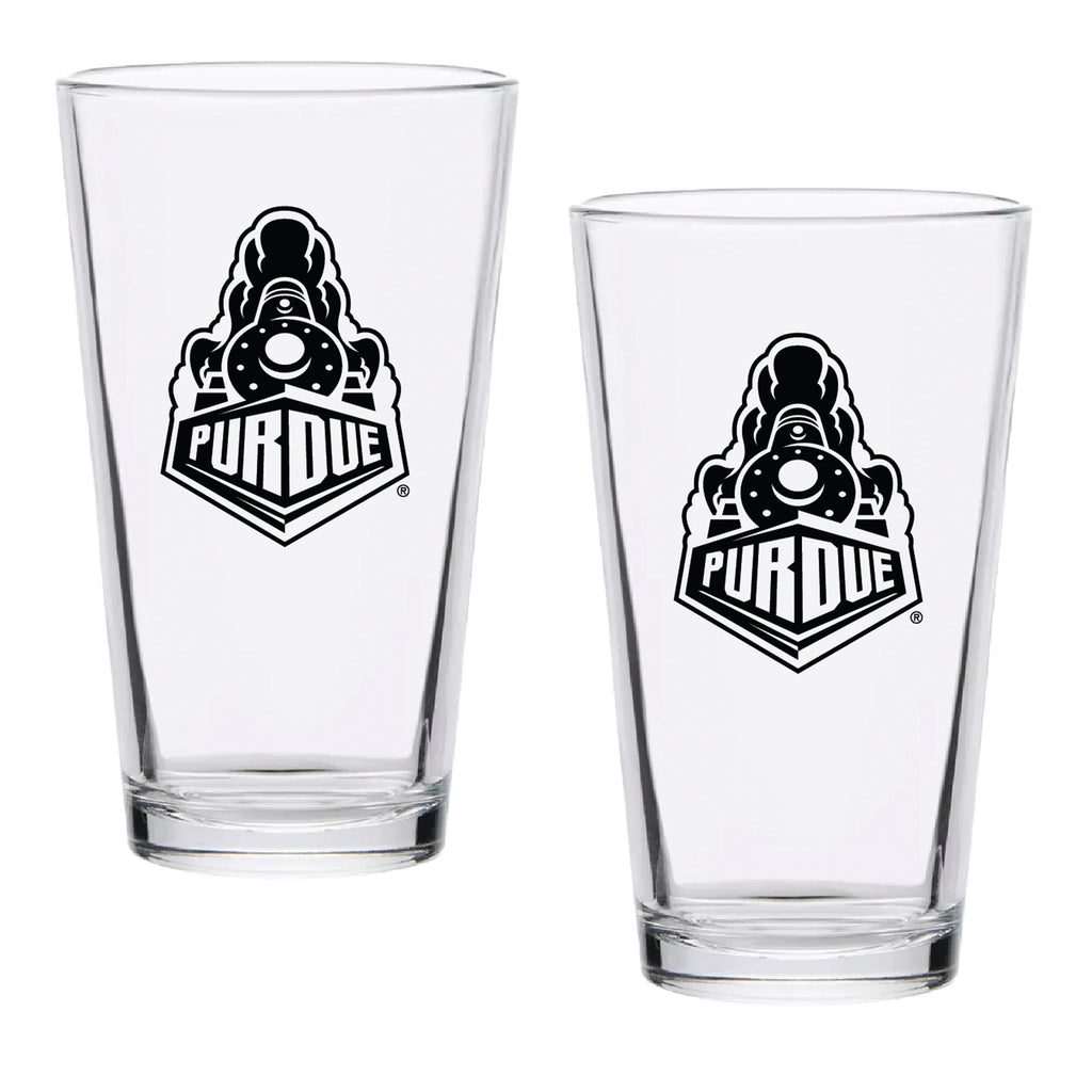 Set of 2 Purdue Boilermakers College Vault Sketch 16oz Pints