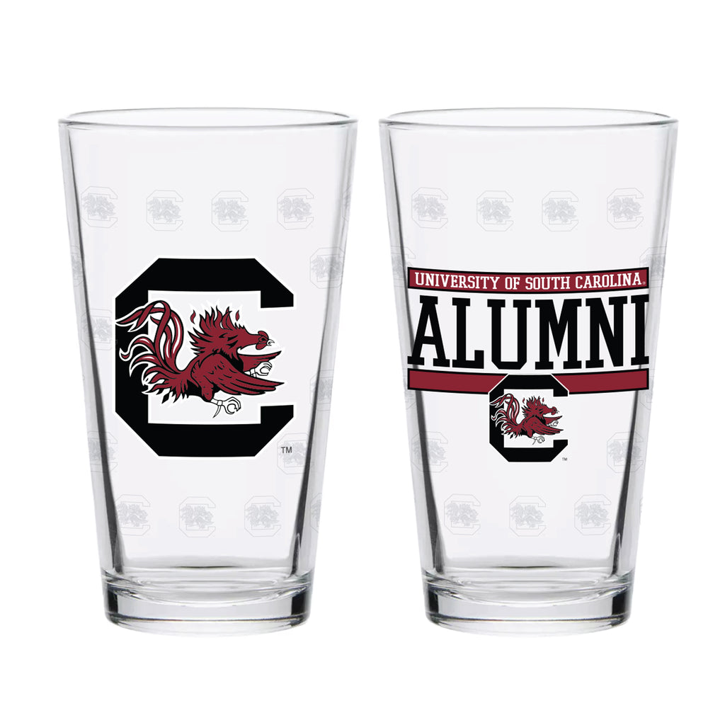 Set of 2 South Carolina Gamecocks 16oz Alumni Pints