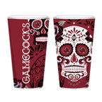 Set of 2 South Carolina Dia de los Muertos Pint Glasses