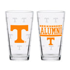 Set of 2 Tennessee Volunteers 16oz Alumni Pints