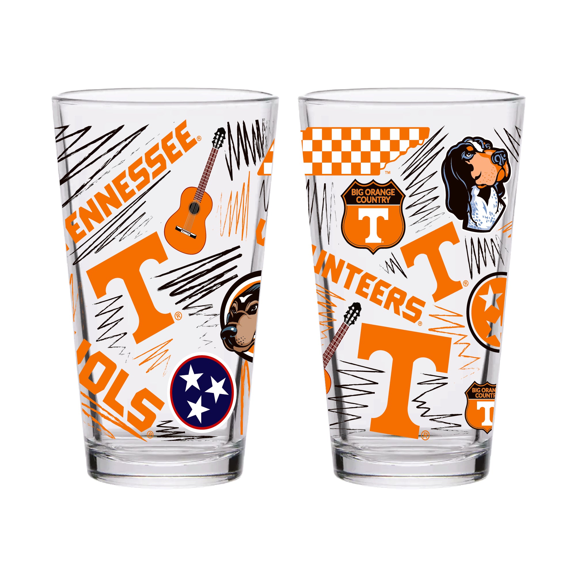 Indigo Falls Tennessee Volunteers Pint - Thumbnail 3