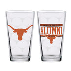 Set of 2 Texas Longhorns 16oz Alumni Pints