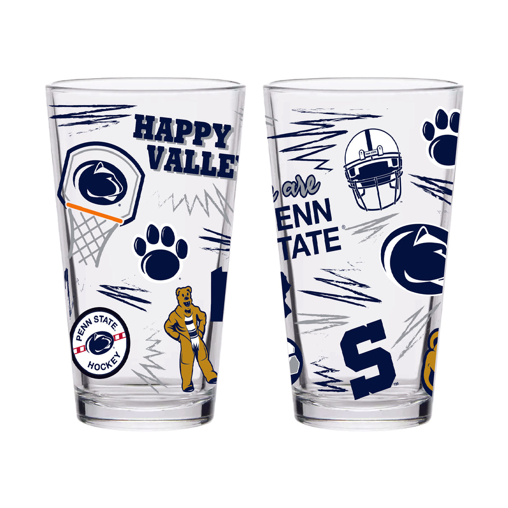 Set of 2 Penn State Nittany Lions Local 16oz Pints