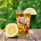 Set of 4 Penn State Nittany Lions Mascot by Laura Wilcox 16oz Pint Glasses