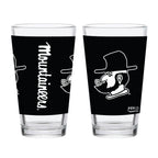 Set of 2 App State Mountaineers 16oz Mascot Pints