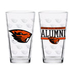 Set of 2 Oregon State Beavers 16oz Alumni Pints