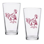 Set of 2 Virginia Tech Hokies College Vault Sketch 16oz Pints